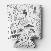 Schattigee Graffiti: Doodle Art Set. Blikjeskoeler (Achterkant)