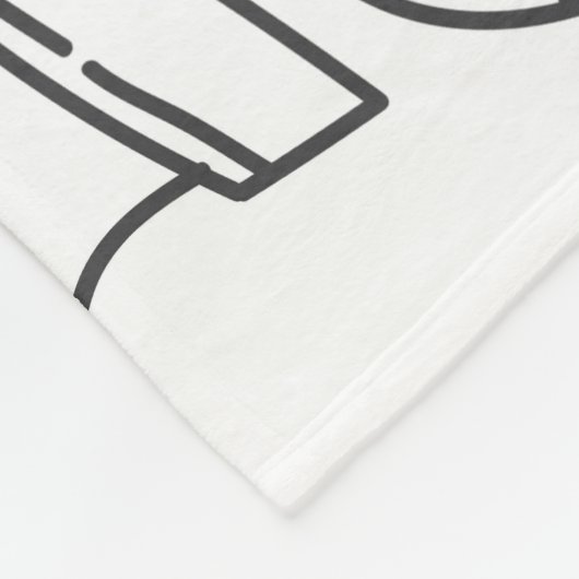 Schattigee Graffiti: Doodle Art Set. Fleece Deken (Hoek)