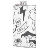 Schattigee Graffiti: Doodle Art Set. Heupfles (Links)