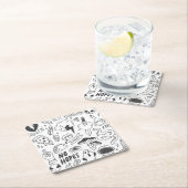 Schattigee Graffiti: Doodle Art Set. Kartonnen Onderzetters (Insitu)