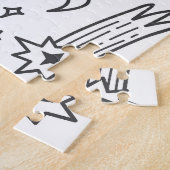 Schattigee Graffiti: Doodle Art Set. Legpuzzel (Zijkant)