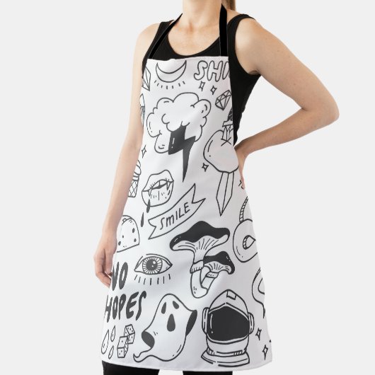 Schattigee Graffiti: Doodle Art Set. Schort (Insitu)