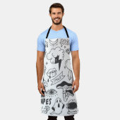 Schattigee Graffiti: Doodle Art Set. Schort (Gedragen)