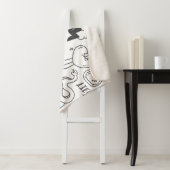 Schattigee Graffiti: Doodle Art Set. Sherpa Deken (In situ)