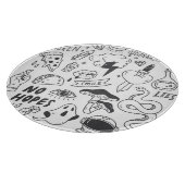 Schattigee Graffiti: Doodle Art Set. Snijplank (Hoek)