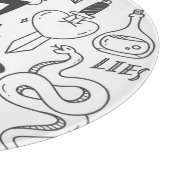 Schattigee Graffiti: Doodle Art Set. Snijplank (Hoek)