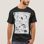 Schattigee Graffiti: Doodle Art Set. T-shirt (Voorkant)