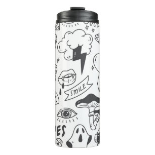 Schattigee Graffiti: Doodle Art Set. Thermosbeker