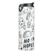 Schattigee Graffiti: Doodle Art Set. Thermosbeker (Gedraaid links)