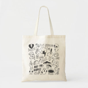 Schattigee Graffiti: Doodle Art Set. Tote Bag