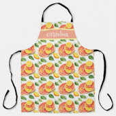 Schattigee grapefruit en citroenen Citrus geperson Schort (Voorkant)