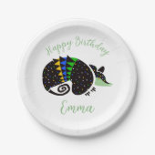 Schattigee graphic ARMADILLO - Happy Birthday - Fe Papieren Bordje (Voorkant)