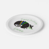 Schattigee graphic ARMADILLO - Happy Birthday - Fe Papieren Bordje (Gekanteld)