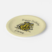 Schattigee graphic FROG - Feestdier - wildlife Papieren Bordje (Gekanteld)