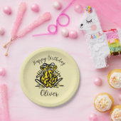 Schattigee graphic FROG - Feestdier - wildlife Papieren Bordje (Feest)