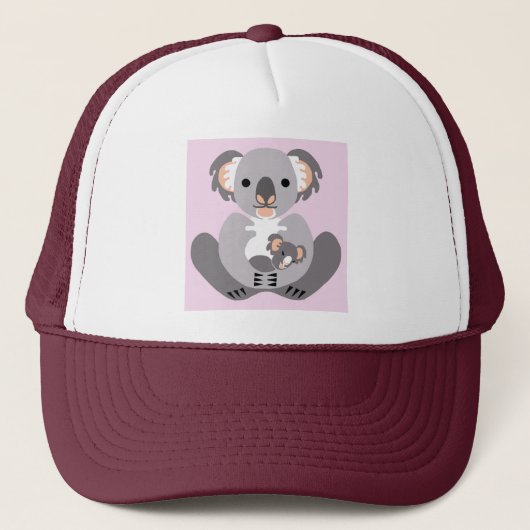 Schattigee graphic Koala - Aussie wildlife - Trucker Pet (Voorkant)