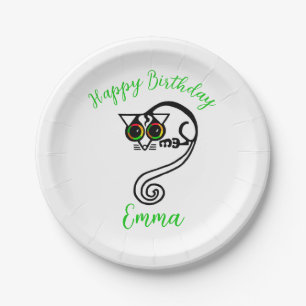 Schattigee graphic POSSUM - Happy Birthday- Feest Papieren Bordje