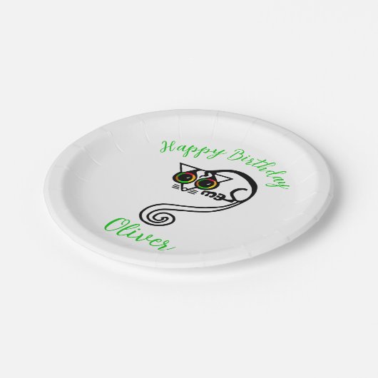 Schattigee graphic POSSUM - Natuur - Partij Papieren Bordje (Gekanteld)