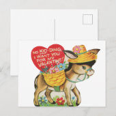 Schattigee  grappen Valentijn Briefkaart (Voorkant / Achterkant)