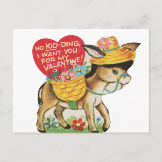 Schattigee  grappen Valentijn Briefkaart (Voorkant)