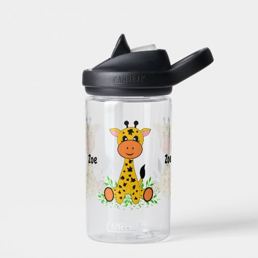 Schattigee grappige baby giraffe kinder waterfles (Links)