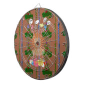 Schattigee Grappige Baby Lion King: Hakuna Matata  Dartbord (Voorkant Rechts)