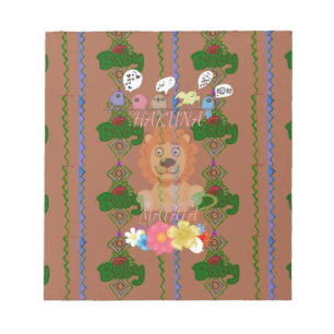 Schattigee Grappige Baby Lion King: Hakuna Matata  Notitieblok