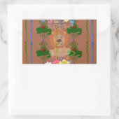 Schattigee Grappige Baby Lion King: Hakuna Matata  Rechthoekige Sticker (Tas)