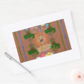 Schattigee Grappige Baby Lion King: Hakuna Matata  Rechthoekige Sticker (Envelop)