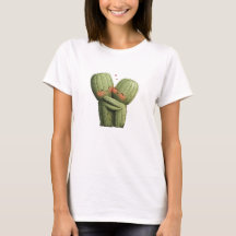 Schattigee Grappige Cactus Hart Valentijnsdag