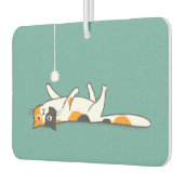 Schattigee Grappige Calico Cat Car Luchtverfrisser (Links)