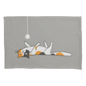 Schattigee Grappige Calico Cat | Pet Kitty Cat Lov Kussensloop (Voorkant)