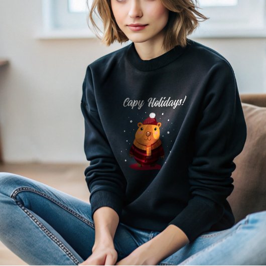 Schattigee grappige capibara hoodie