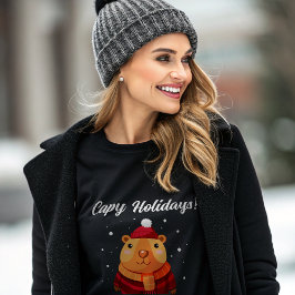 Schattigee grappige capibara t-shirt