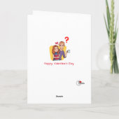 Schattigee, grappige Covid Valentijns Kaart (Achterkant)