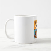 Schattigee grappige dieren koffiemok (Links)
