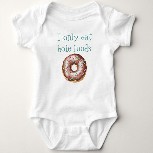 Schattigee Grappige Donut Eet Alleen Gat Voedsel Romper