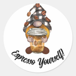 Schattigee grappige Expresso sticker