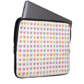 Schattigee grappige girly aangepaste conversatie s laptop sleeve (Voorkant Rechts)