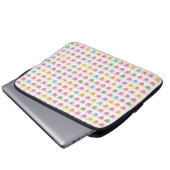 Schattigee grappige girly aangepaste conversatie s laptop sleeve (Voorkant onderkant)