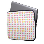 Schattigee grappige girly aangepaste conversatie s laptop sleeve (Voorkant Links)