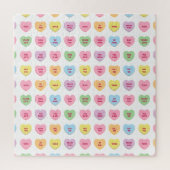 Schattigee grappige girly aangepaste conversatie s legpuzzel (Verticaal)