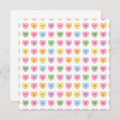 Schattigee grappige girly aangepaste conversatie s notitiekaartje (Voorkant / Achterkant)