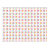 Schattigee grappige girly aangepaste conversatie s tafelkleed (Voorkant (Horizontaal))