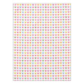 Schattigee grappige girly aangepaste conversatie s tafelkleed (Voorkant)