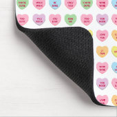 Schattigee grappige girly aangepaste kleine conver muismat (Hoek)