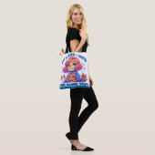 Schattigee Grappige Girly Kinderloze Cat Lady Unit Tote Bag (Op model)