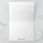 Schattigee grappige groente happy birthday opvouwb kaart (Binnen)