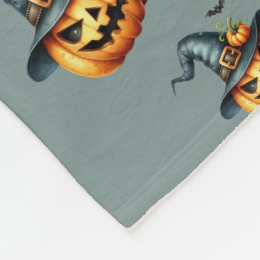 Schattigee Grappige Halloween Fleece Deken (Hoek)