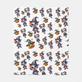 Schattigee Grappige Halloween Fleece Deken